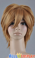 Gold Brown Short Cosplay Layered Wig Gold Brown Short Cosplay Layered Wig