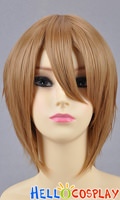Light Brown Gold Short Layered Cosplay Wig Light Brown Gold Short Layered Cosplay Wig