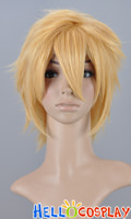 Light Yellow Tan Short Layered Cosplay Wig Light Yellow Tan Short Layered Cosplay Wig