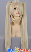 Natural Blonde Cosplay Wig Clip On Ponytails Natural Blonde Cosplay Wig Clip On Ponytails