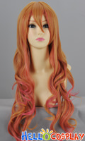 Orange Pink Cosplay Curly Wig Orange Pink Cosplay Curly Wig