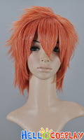 Orange Pink Short Layered Cosplay Wig Orange Pink Short Layered Cosplay Wig