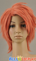 Orange Pink Short Wig Layered Cosplay Wig Orange Pink Short Wig Layered Cosplay Wig