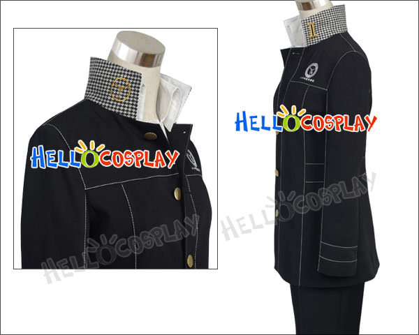 Shin Megami Tensei: Persona 4 P4 Cosplay Boy Uniform Costume