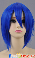 Primary Cobalt Blue Short Layered Cosplay Wig Primary Cobalt Blue Short Layered Cosplay Wig