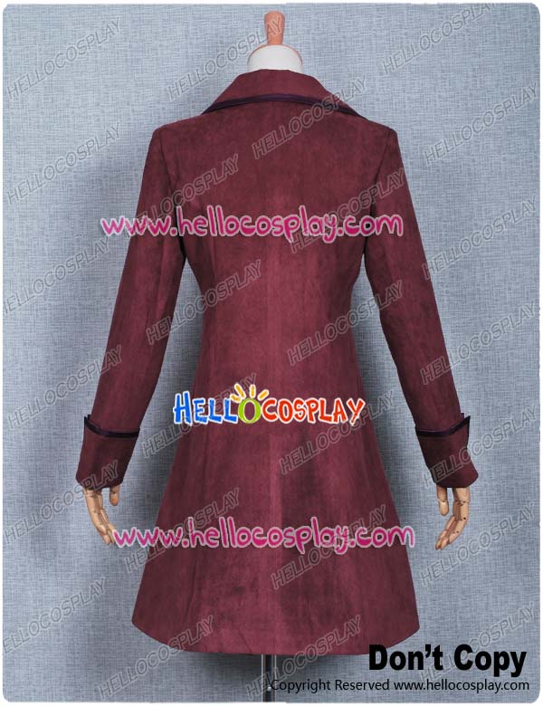 AIW Cosplay Purple Coat Blue Dress Costume