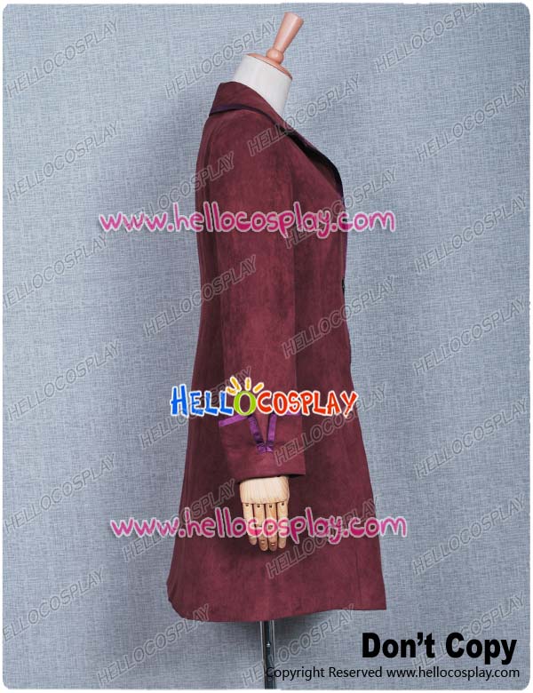 AIW Cosplay Purple Coat Blue Dress Costume