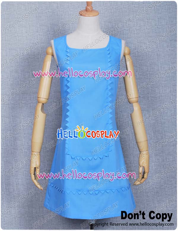 AIW Cosplay Purple Coat Blue Dress Costume