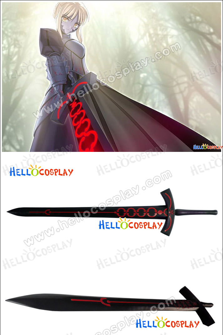 Dark Excalibur Sword of Saber Alter From Heaven's Feel scenario of Fate Stay Night