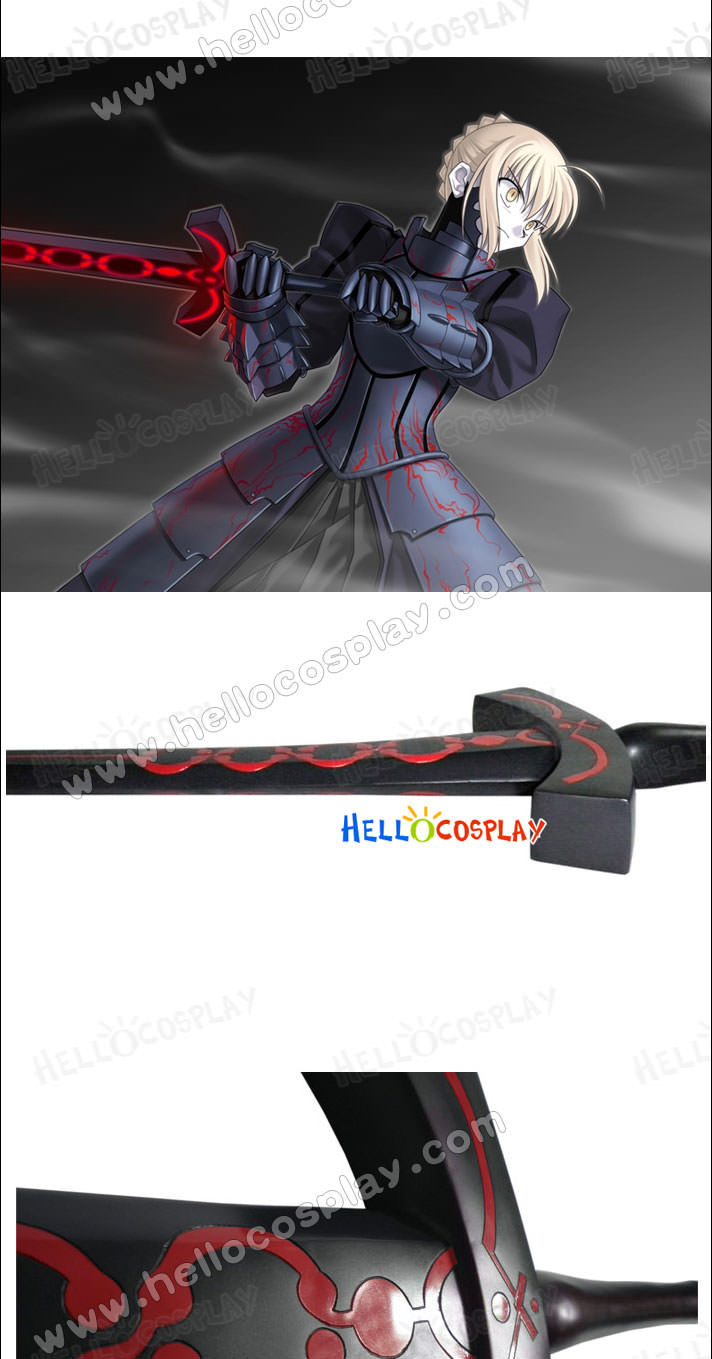 Dark Excalibur Sword of Saber Alter From Heaven's Feel scenario of Fate Stay Night