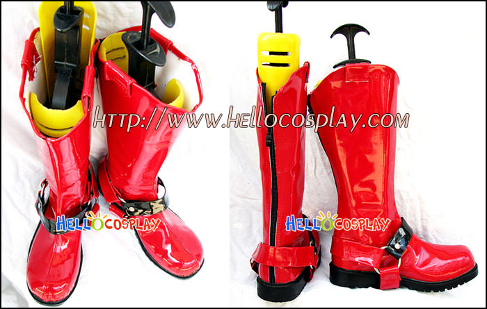 Burst Angel Cosplay Jo Red Boots