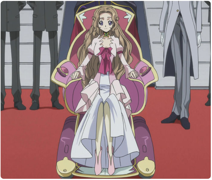 Code Geass Cosplay Nunnally Lamperouge Boots