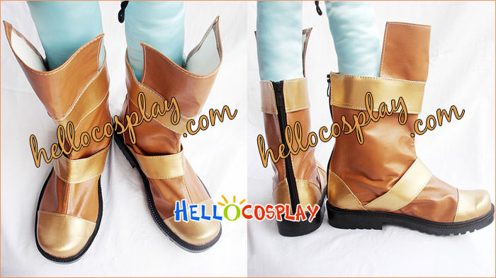 Cybaster Cosplay Ken Ando Brown Boots