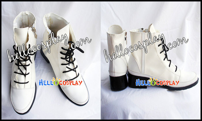 Final Fantasy XIII Cosplay Serah Farron White Boots