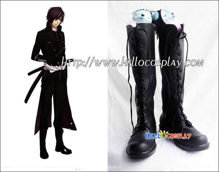 Hakuouki Shinsengumi Kitan Cosplay Saito Hajime Boots Hakuouki Shinsengumi Kitan Cosplay Saito Hajime Boots