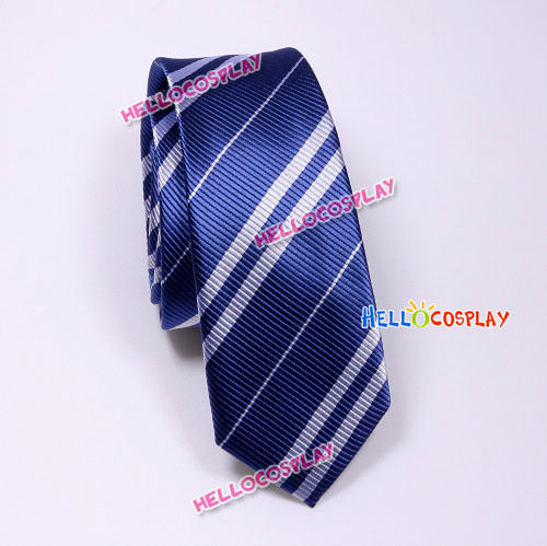 Harry Potter Ravenclaw Blue & Grey Tie Vintage Silk