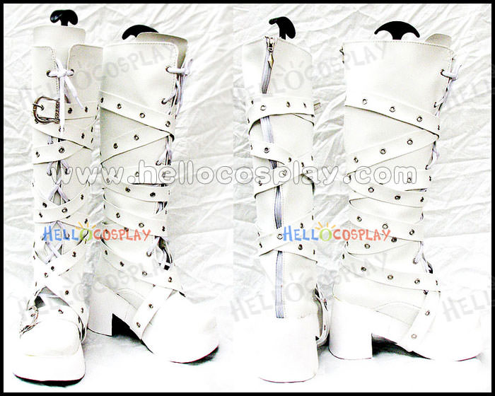 Hellocosplay Classical White Long Boots