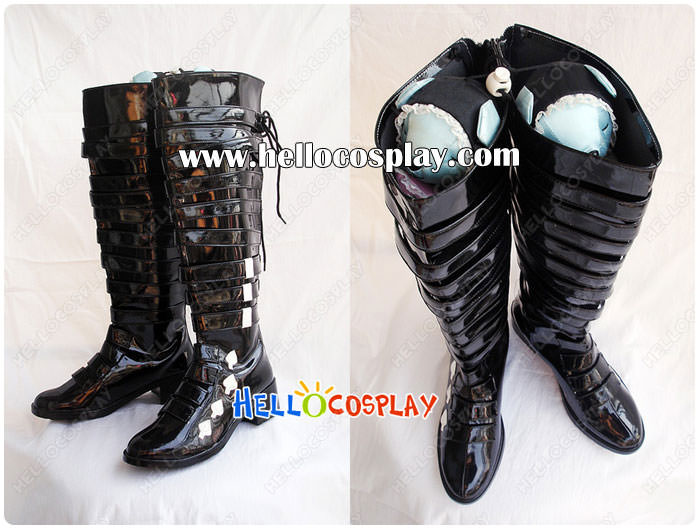 Macross Frontier Cosplay Sheryl Nome Black Boots
