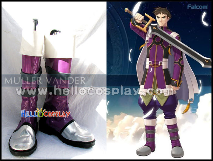Muller Vander Cosplay Boots From Sora no Kiseki