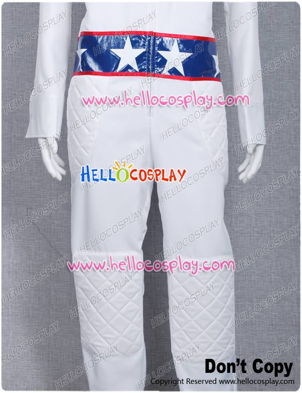 OTGAP Cosplay Blue Star White Uniform With Cape Costume Flag Version