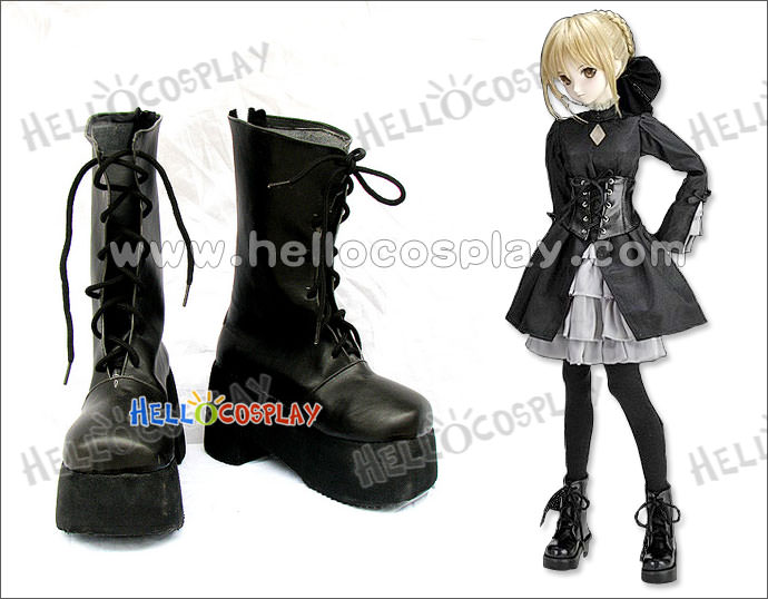 Saber Alter Cosplay Boots From Fate Stay Night Saber PVC FIGURE