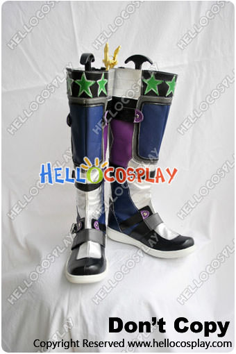 Tekken 6 Cosplay Asuka Kazama Boots MaterialManmade Leather