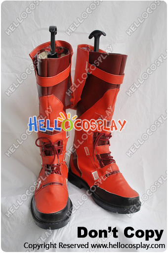 The Avengers Cosplay Captain America Red Boots