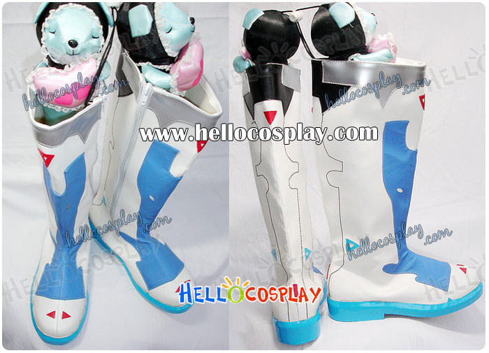 Vocaloid 2 Cosplay Project Diva 2 Ver Kaito Electronic Kitty Boots