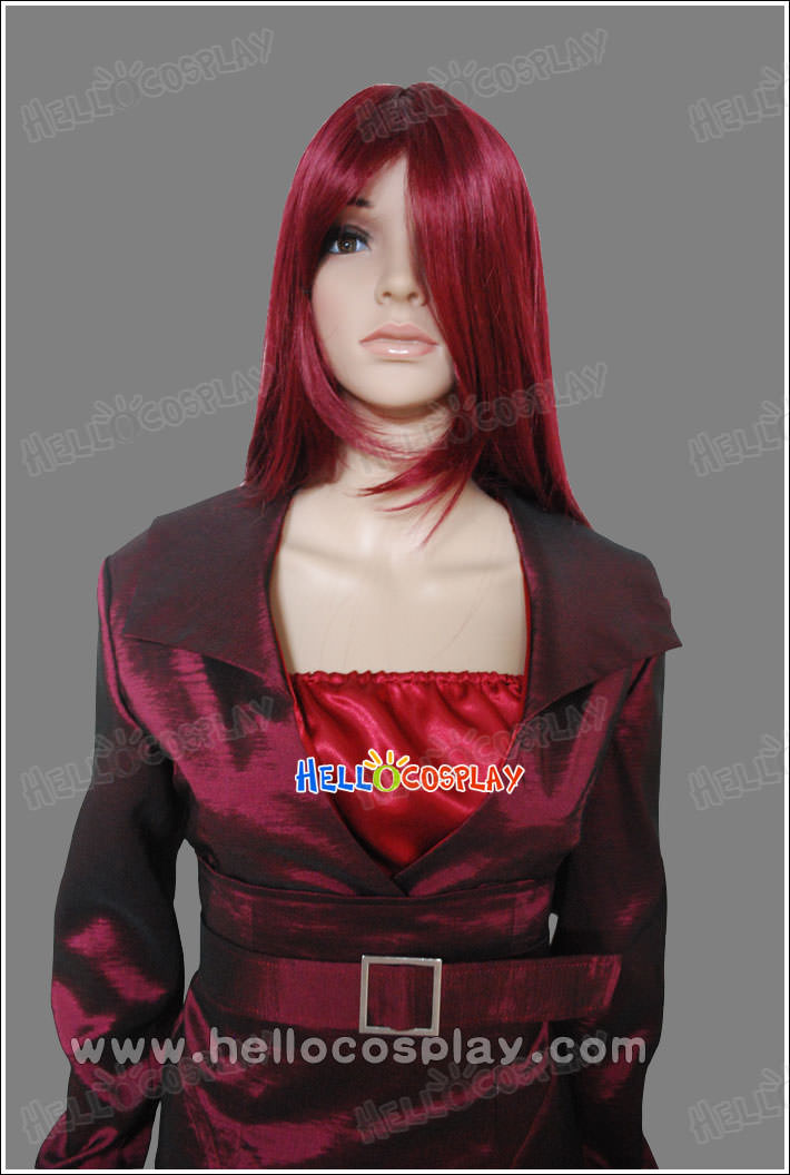 X Cosplay J Dark Red Dress Coat Uniform Costume