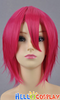 Raspberry Pink Short Layered Cosplay Wig Raspberry Pink Short Layered Cosplay Wig