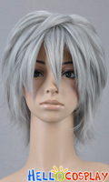 Silver Grey Short Cosplay Layered Wig Silver Grey Short Cosplay Layered Wig