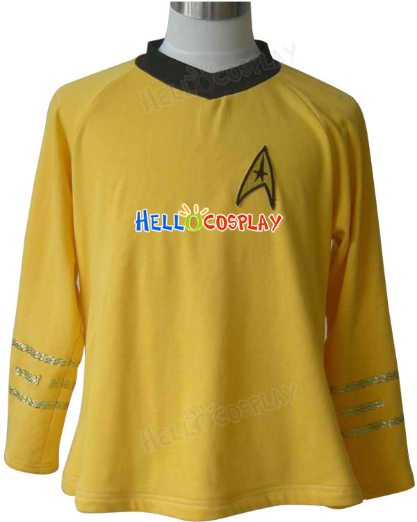 Star Trek Shirts TOS Captain Kirk Uniform