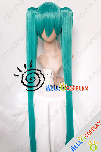 Vocaloid Hatsune Miku Cosplay Long Green Wig Vocaloid Hatsune Miku Cosplay Long Green Wig
