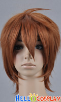 Warm Brown Short Wig Layered Cosplay Wig Warm Brown Short Wig Layered Cosplay Wig