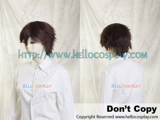 Black Brown Cosplay Straight Wig