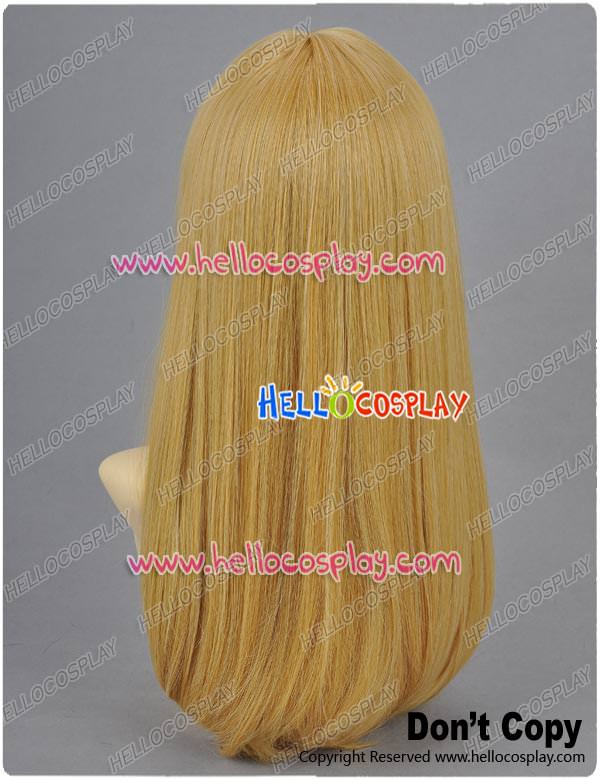Blond Yellow Gold Straight Cosplay Wig