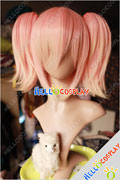 Puella Magi Madoka Magica Cosplay Kaname Madoka Pink Wig Puella Magi Madoka Magica Cosplay Kaname Madoka Pink Wig