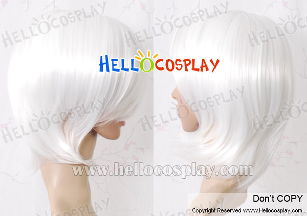 White 004 Short Cosplay Wig