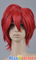 Wine Red Short Cosplay Layered Wig Wine Red Short Cosplay Layered Wig