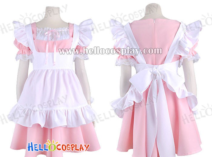 Cute Maid Pink Dress