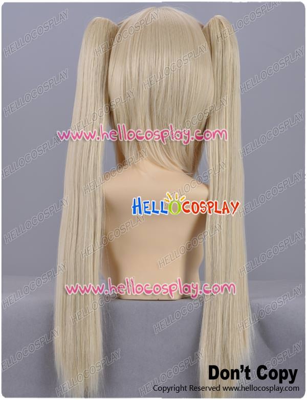Natural Blonde Cosplay Wig Clip On Ponytails