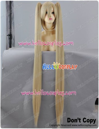 Gold Yellow Blonde Cosplay Wig Clip On Ponytails