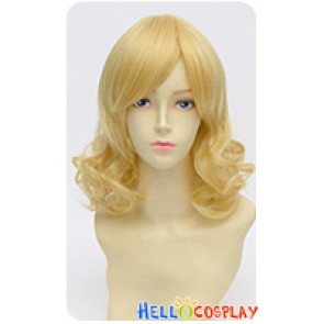 Hanasaku Iroha Cosplay Ohana Matsumae Wig Vocaloid Kagamine Rin Wig Curly Golden Yellow