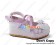 White Pink Heart Shaped Buckles Platform Princess Lolita Shoes