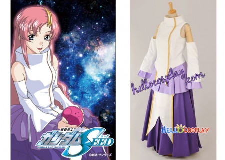 Gundam Seed Cosplay Lacus Clyne Costume