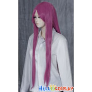 Orchid Purple Pink Medium Cosplay Straight Wig