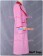 Doctor Dr Time Lady Romana Pink Trench Coat Cashmere Costume