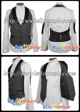 Black Butler Kuroshitsuji Sebastian Michaelis Cosplay Costume