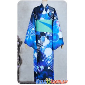 Vocaloid 2 Project DIVA F Cosplay Miku Dress Costume Kimono Bathrobe