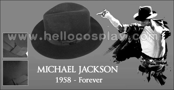 Michael Jackson Black Fedora Hat